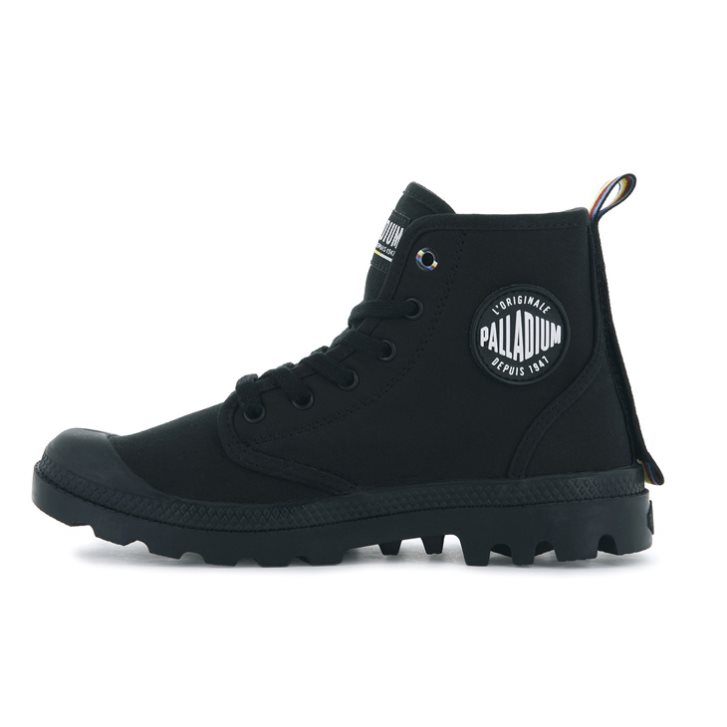 Bottes Palladium Pampa Dare Exchange Femme Noir | FR ECV281O